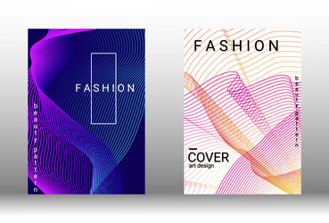 creative abstract design with smooth gradient vector image