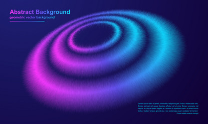 Dynamic Abstract Circles Background vector image
