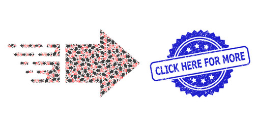 grunge click here for more seal stamp and fractal vector image