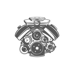 vintage element of the car service Vector Image