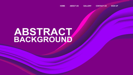 abstract color wave design element for website vector image