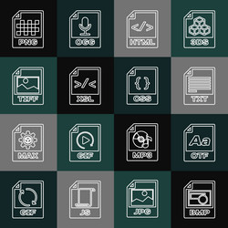 set line bmp file document otf txt html xsl vector image