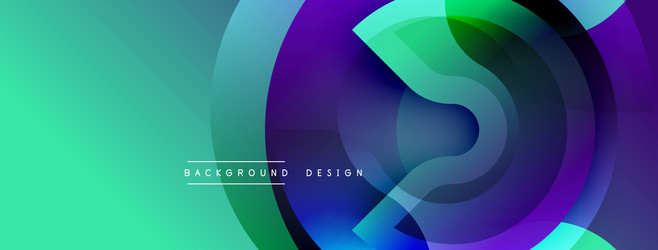 abstract design features overlapping translucent vector image