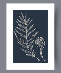 Scandinavian Abstract Print Set vector image