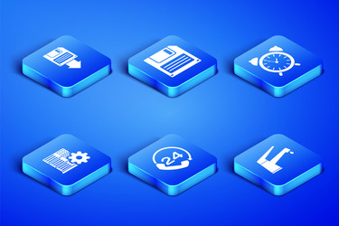 Set water tap floppy disk backup telephone 24 vector