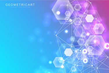big data visualization background modern vector image