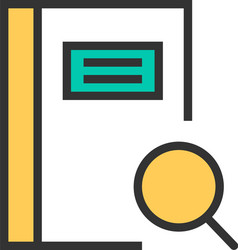 notebook icon design interaction vector image