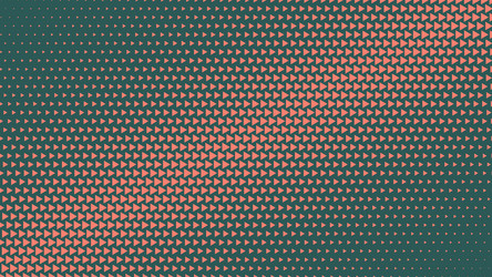 triangle halftone pattern diagonal tilted border vector image