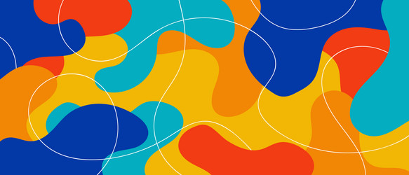abstract pop art color paint splash pattern vector image