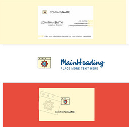 Beautiful website programming logo and business vector