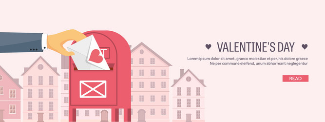 flat background with envelope vector image