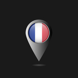 france flag pointer vector