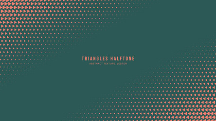 triangles half tone pattern diagonal border vector image
