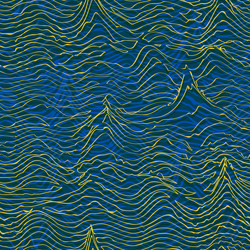 Wavy Geometric Wave Pattern vector image
