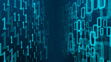 artificial intelligence database security big vector image