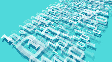 Abstract art background computer binary code vector
