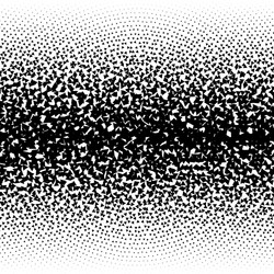 abstract halftone dots triangle horizontal vector