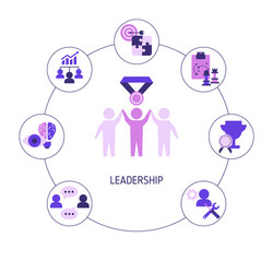 Leadership concept vector