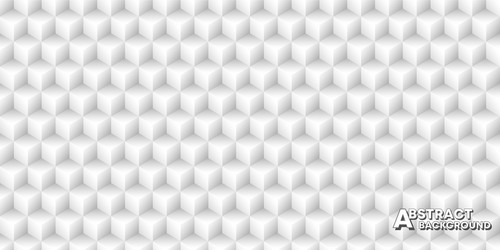 Seamless pattern background with cubes minimal vector