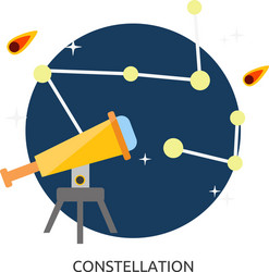 Space constellation image vector