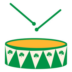 Drum drumstick doodle Royalty Free Vector Image