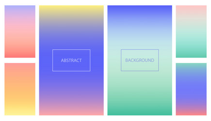 Abstract bright vibrant gradient for ui background vector