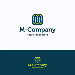 Modern Minimalist Logotype Vector Image