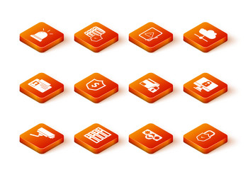 set security camera server data web hosting vector image