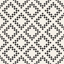 seamless pattern repeating geometric elements vector image
