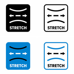 soft elastic and extending something information vector image