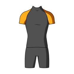 A cycling suit for riding bicycle clothes vector