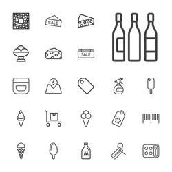 22 product icons vector