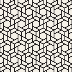 Modern Abstract Hexagonal Tile Pattern vector image