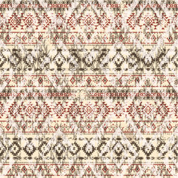 Native american fabric patchwork wallpaper Vector Image