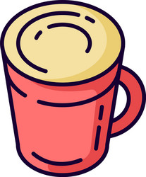 latte rgb color icon vector