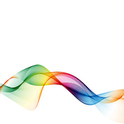 Abstract wave background rainbow waved Royalty Free Vector