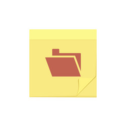 Comment directory folder message note task icon vector