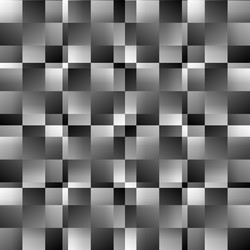 grayscale abstract square pattern seamlessly vector image