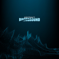 abstract background with a dynamic waves vector image