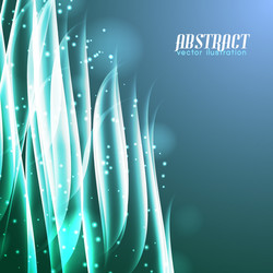 bright wavy abstract template Vector Image