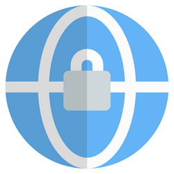 Lock network restricted the use of internet vector
