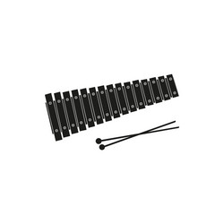 Black Xylophone Icon Vector Image