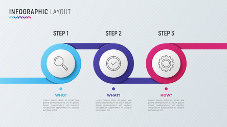 timeline chart infographic design for data vector image