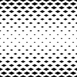 Abstract monochrome rhombus pattern background vector