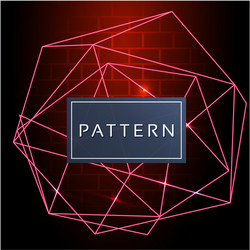 modern bright abstract pattern background with red vector image