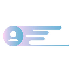 user profile sign web icon with check mark glyph vector image