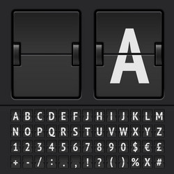 Analog Time Display - Scoreboard & Timer vector image