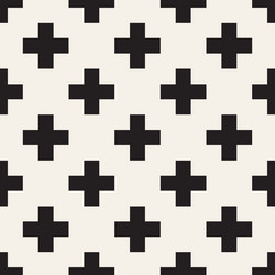 seamless pattern repeating geometric elements vector image