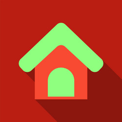 doghouse icon style designed for web and software vector