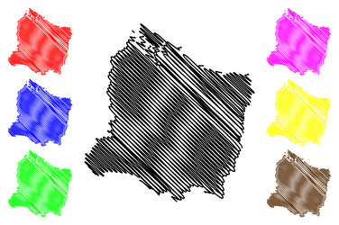 Rutherford county state tennessee us vector